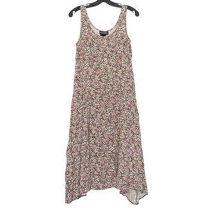 Vintage Dress Cottagecore Coastal Grandma Boho Feminine Romantic Midi Floral XS